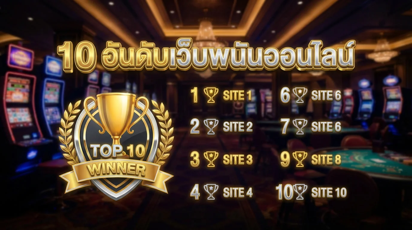 10 อันดับเว็บพนันออนไลน์ ไม่ผ่านเอเย่นต์ ดีที่สุด | FINNBETH